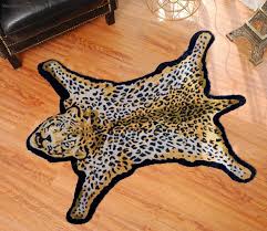 leopard shape coir mat design