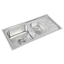 double bowl sinks with drain board