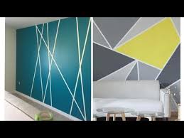 geometric wall paint design ideas 3d