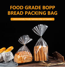 bread bag 100pcs plastic food bread