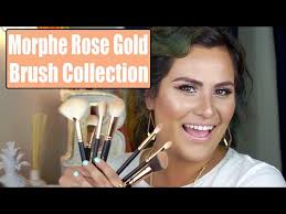 new morphe rose gold brush collection