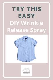 homemade wrinkle release spray make