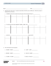 Fillable Online Label The Place Value Chart Fax Email Print