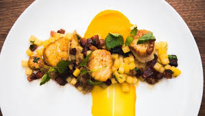 Epic Restaurants Scallops With Butternut Sage Puree And Chestnut