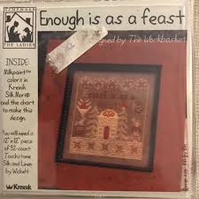 Enough Is As A Feast Silk Thread Kit Designed By The Workbasket