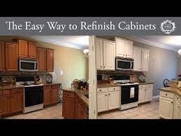 to refinish kitchen cabinets you