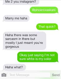 here s what texting with a creepy guy