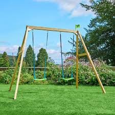 Tp Forest Wooden Double Swing Charlies