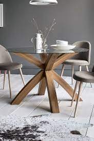 Glass Round 4 Seater Dining Table