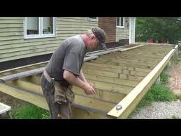 diy deck part 9 fastening deck boards