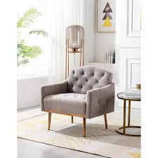 grey leisure single sofa accent chair