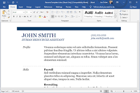 Just because your resume template is simple doesn't mean your resume has to be. Free Resume Templates For Microsoft Word