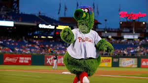Nearly everybody knows philadelphia phillies mascot the phillie phanatic. he's a big green monster of mayhem. Phillie Phanatic Shocks Groom As Bride S Stand In Abc News