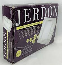 jerdon led lighted makeup mirror 1x