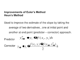 ppt improvements of euler s method