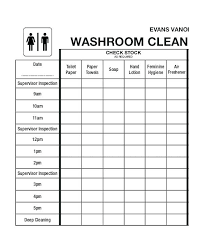 Housekeeping Schedule Template Cleaning Schedule Checklist Template