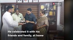 Безумная майорка с tilted family. Shine Tom Chacko S Adorable Birthday Celebration Video With Family Malayalam Movie News Times Of India
