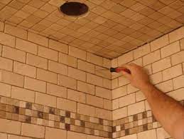 to install tile in a bathroom shower