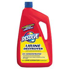 resolve urine destroyer carpet cleaner