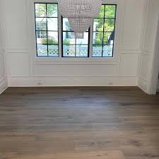 recent hardwood floor installation and