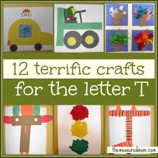pre crafts for letter t the