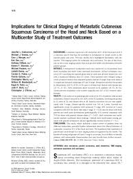 Pdf Implications For Clinical Staging Of Metastatic