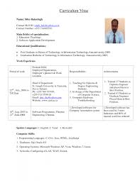 teaching resume template resume examples lecturer objective image 