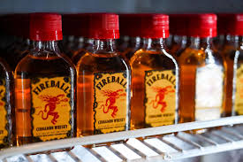 mini bottles of fireball sold at gas