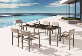 Barite Modern Outdoor Dining Set For 6