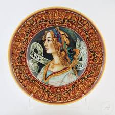 Wall Plate Young Lady Francesca