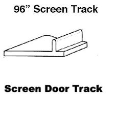 Tracks Sliding Screen Door