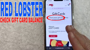 check red lobster gift card balance