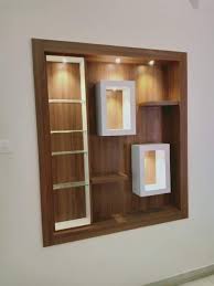 Showcase Wallldesgin Wooden Shelf