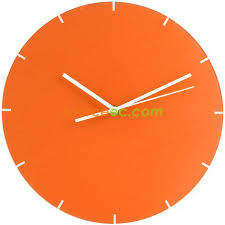 Colourful Glass Wall Clock Corporate