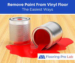 How To Get Paint Off Of A Vinyl Floor