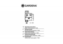 Om Gardena Water Timer Electronic T