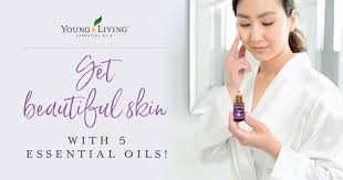 beautiful skin with 5 essential oils