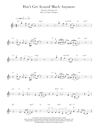 Dont Get Around Much Anymore By Duke Ellington Real Book Melody Lyrics Chords C Instruments Digital Sheet Music