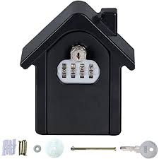 Latch and hinge mechanisms haven't changed much throug the years, and they are fairly sim. Tinton Life New Wall Mount Key Storage Lock Box With Key And 4 Digit Password Access Emergency Unlock Weather Resistant Steel For Indoors Outdoors Black Amazon Com