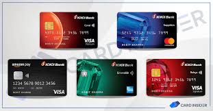 best icici bank credit cards compare