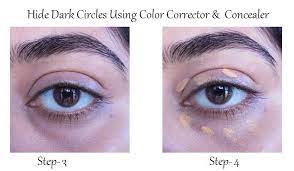 how to hide intense dark circles step