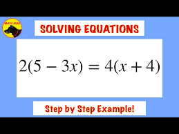 Solving Equations With 2 Distributive