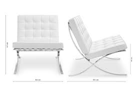 replica barcelona chair white zuca