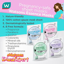 watsons essence sheet masks