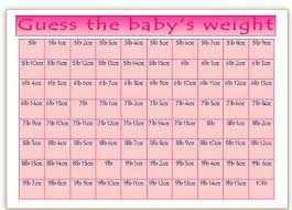 5 out of 5 stars. Baby Shower Guess The Baby S Weight Girl Or Boy Party Game Pink Blue Yellow Ebay