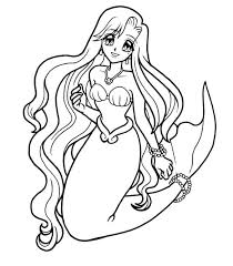 Putri duyung adalah putri laut yang paling fantastis dan indah. Kumpulan Gambar Mewarnai Putri Duyung Worldofghibli Id