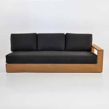 cabana teak left arm sofa design