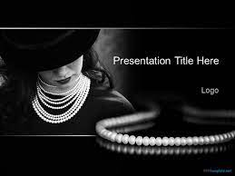 free jewelry ppt template