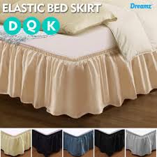 bedding home garden elastic bed skirt