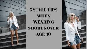 style tips when wearing denim shorts